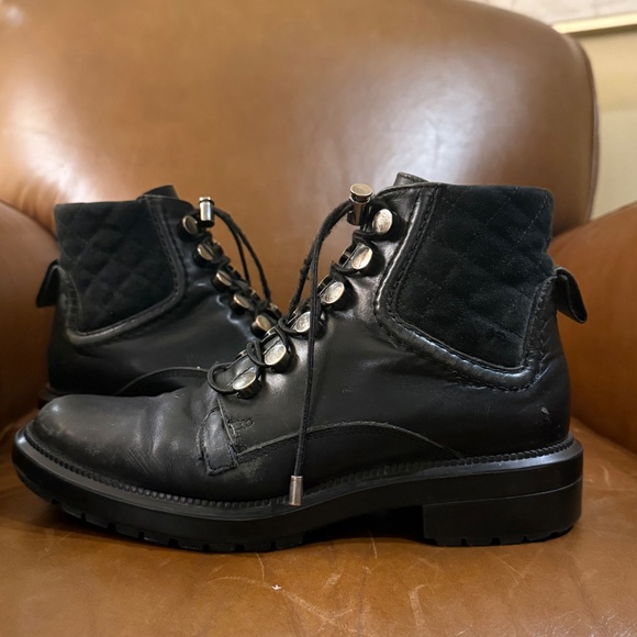Aquatalia black Combat boots Size 8 - Picture 9 of 9